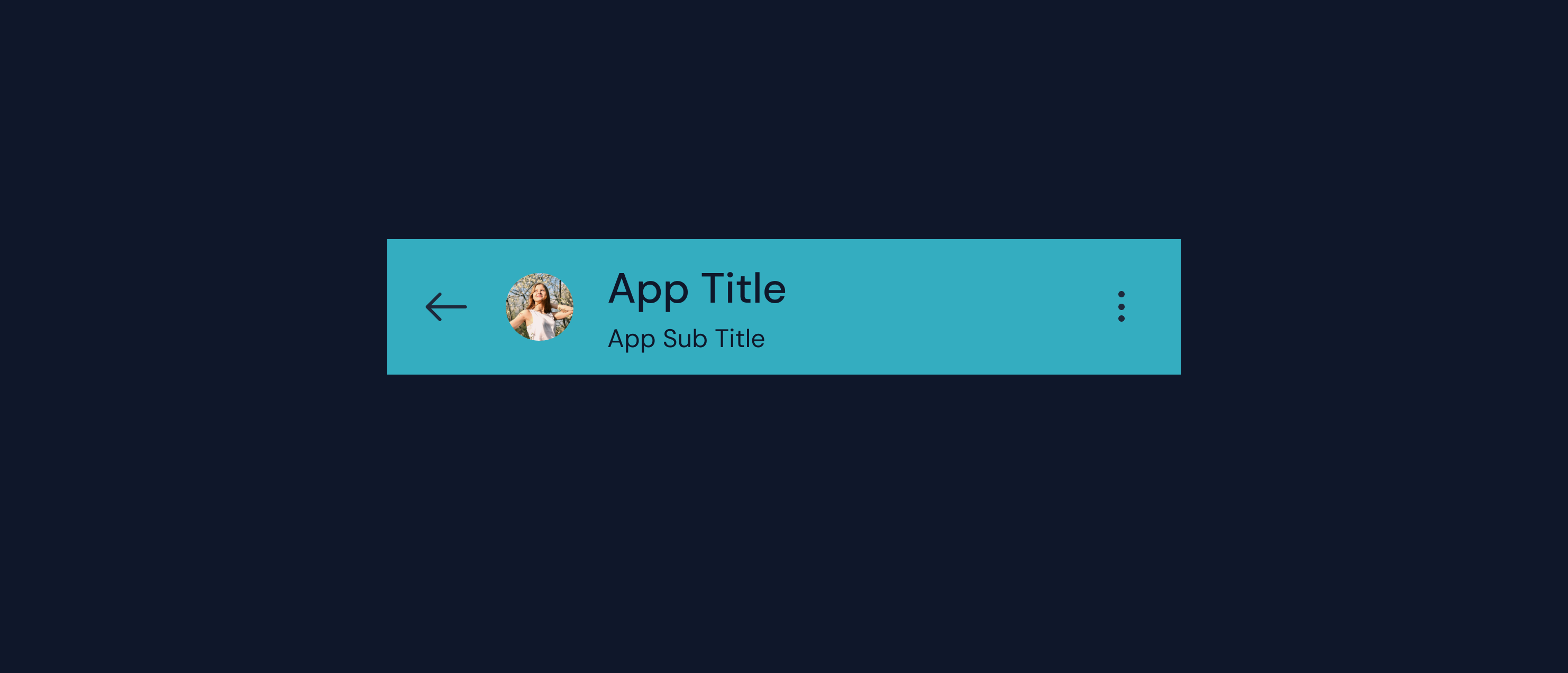 App Bar Example Mode