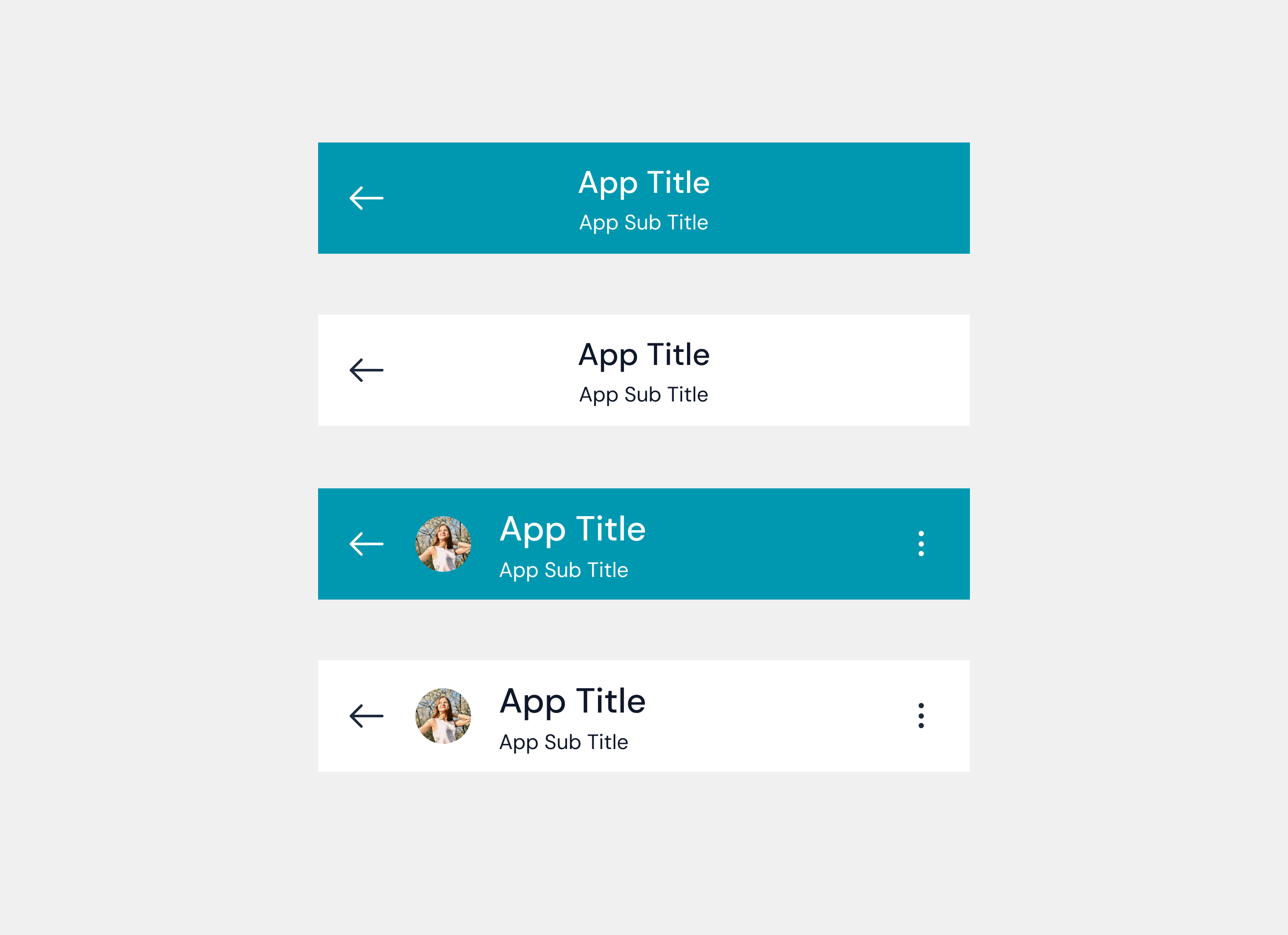 App-bar Example Type