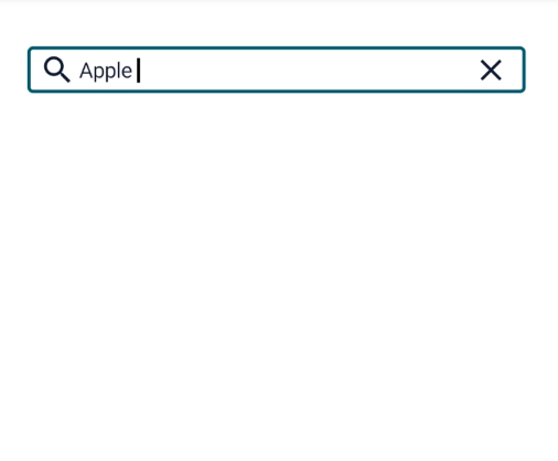 Search onItemSelected