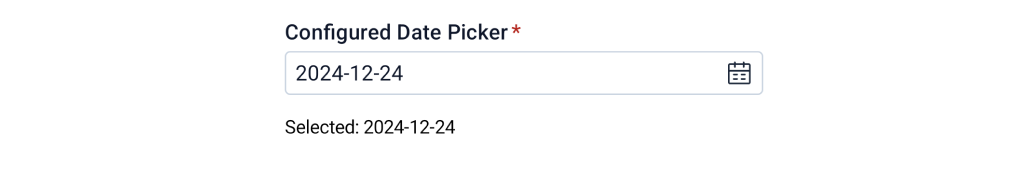 DatePicker dateFormat