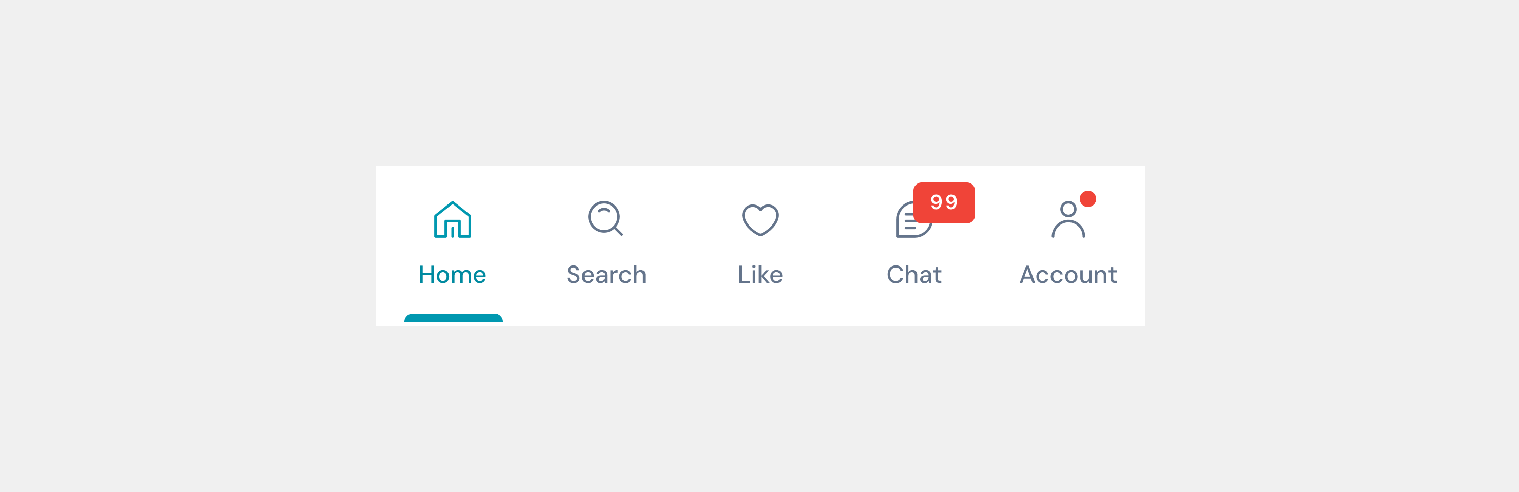 Bottom Navigation Preview