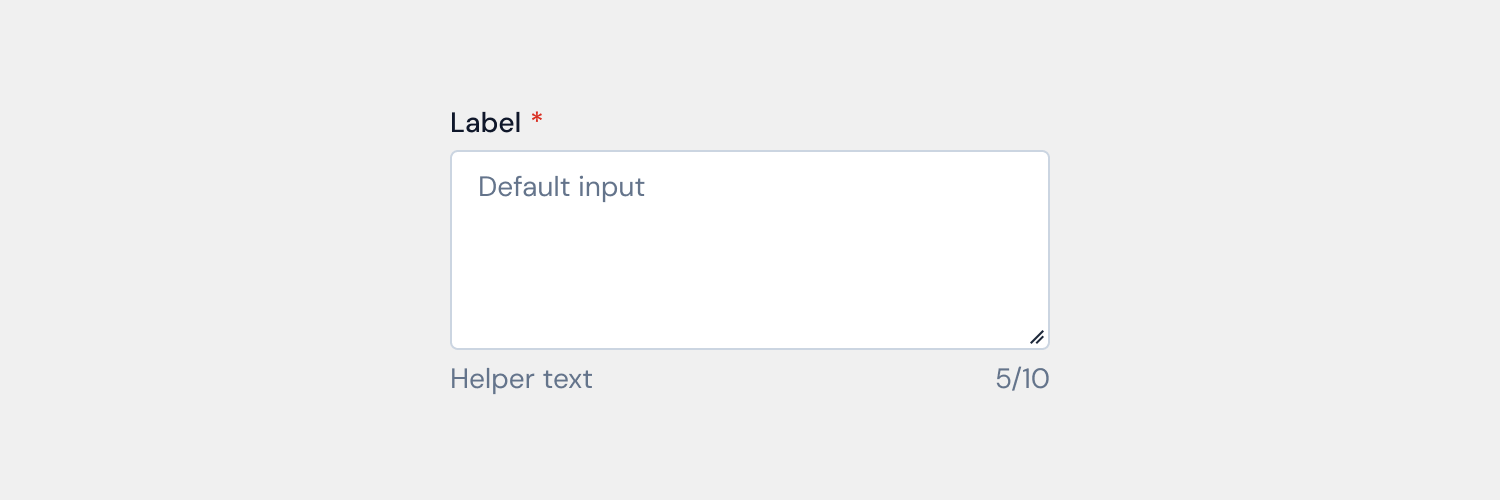 Text area preview